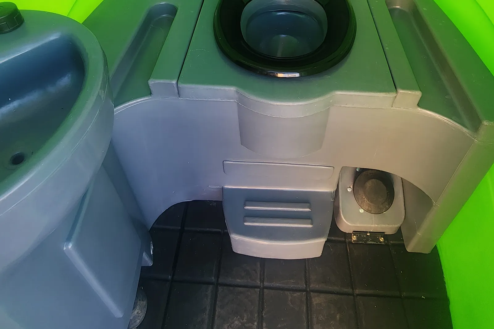 Inside a serviced unit